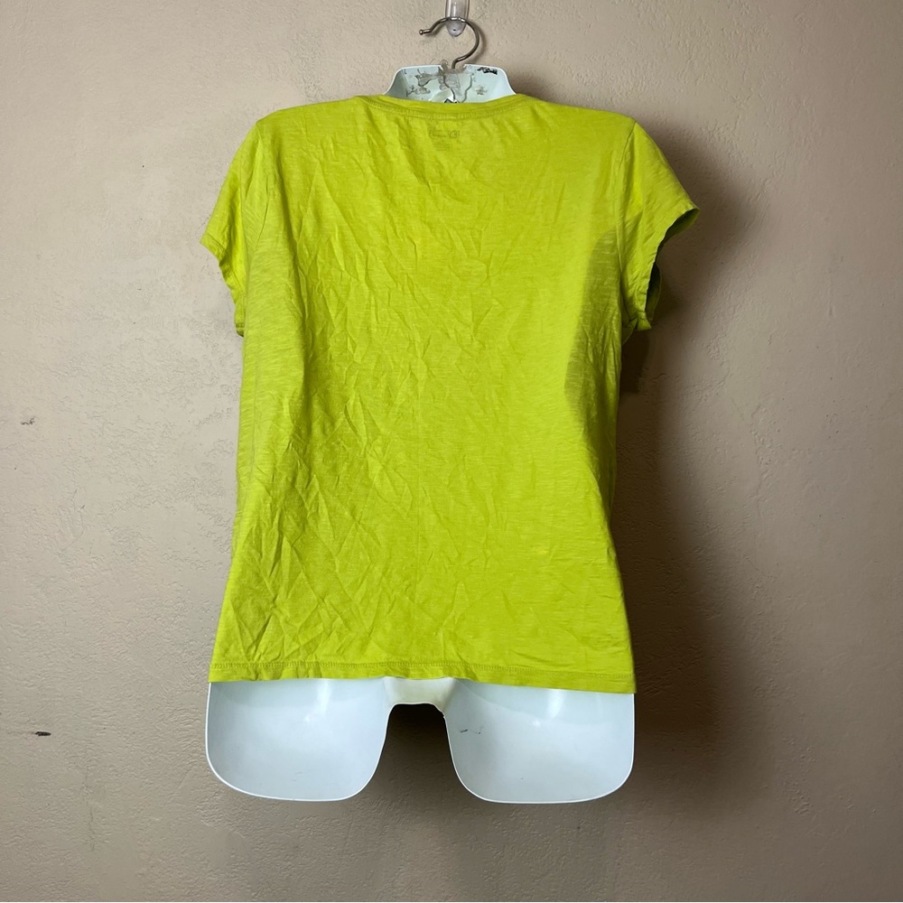 5/$30 New directions weekend women short sleeve‎ classic comfort green top large - Picture 9 of 16